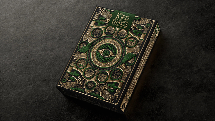 Lord of the Rings playing cards box set by theory11 featuring Eye of Sauron collector case design
