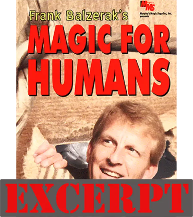 Magic For Humans by Frank Balzerak - Video Download (Excerpt of Magic For Humans by Frank Balzerak)