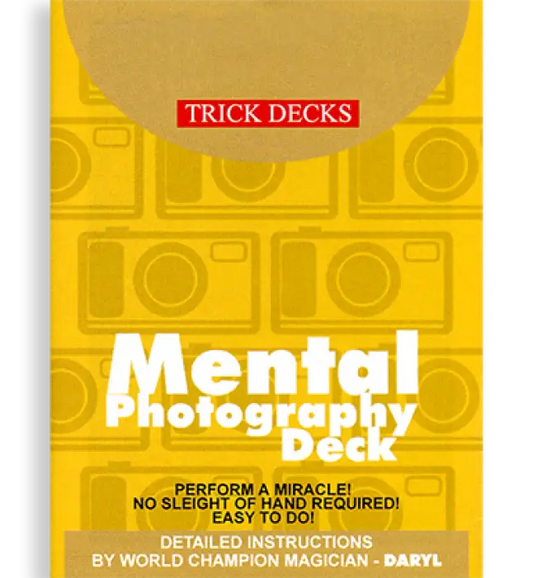 Mental Photo Deck Bicycle (Red) - Trick