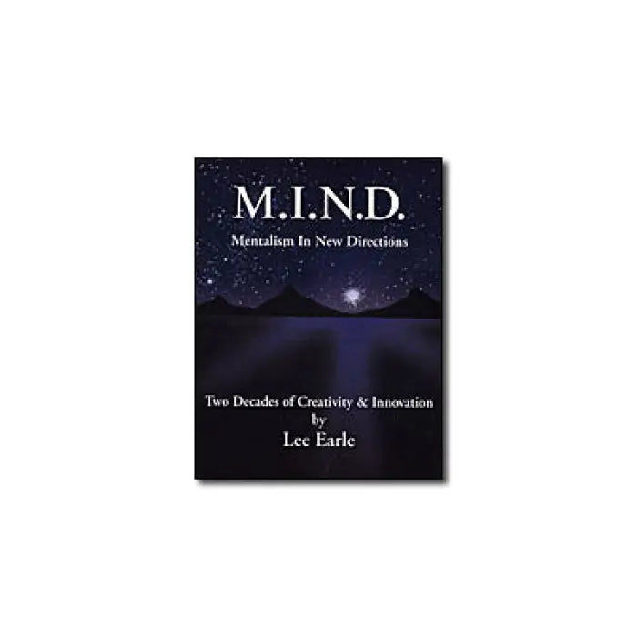 Mentalism In New Directions (M.I.N.D.)by Lee Earle - Book - Video Download