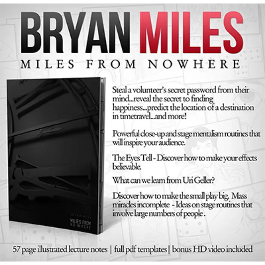 Miles from Nowhere Lecture Notes (with Bonus Tricks Online) by Bryan Miles - ebook