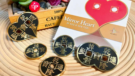 Mirror Heart Black by N2G & Ken Tsoi (Gimmicks and online instructions) - Trick