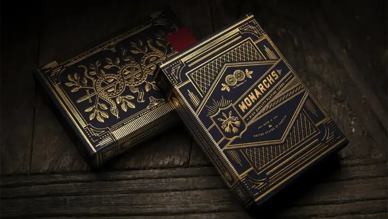 Monarch Blue Playing Cards by theory11 luxury collector deck