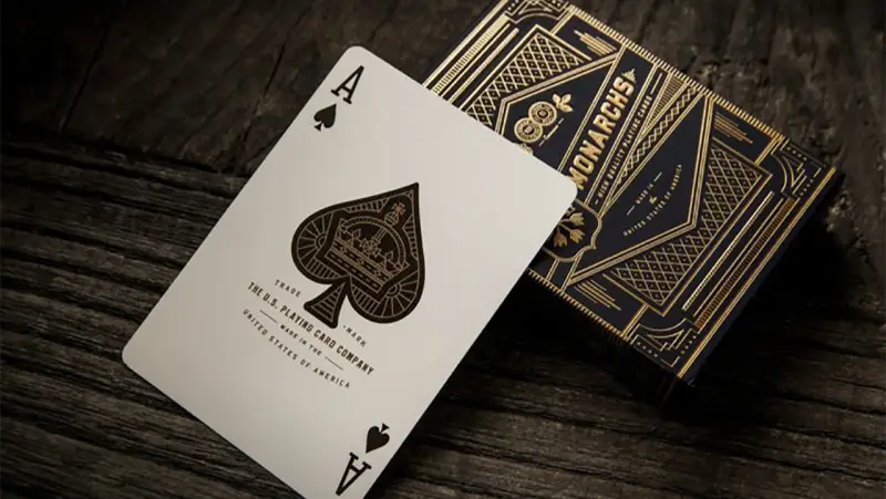 Monarch Blue Playing Cards by theory11 luxury collector deck