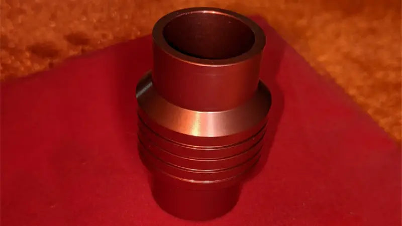 Penny Tube (Aluminum Red) by Chazpro Magic - Trick