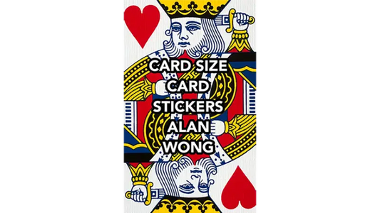 POKER Size Card Stickers by Alan Wong - Trick