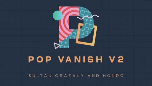 Pop Vanish 2 RED (Gimmicks and Online Instruction) by Sultan Orazaly & Hondo - Trick