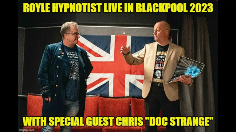 Royle Hypnotist Live in Blackpool 2023 Exposing the True Inside Secrets of Stage Hypnosis,Street Hypnotism & Combining Hypnotic Techniques with Magic & Mentalism by Jonathan Royle - Mixed Media Download