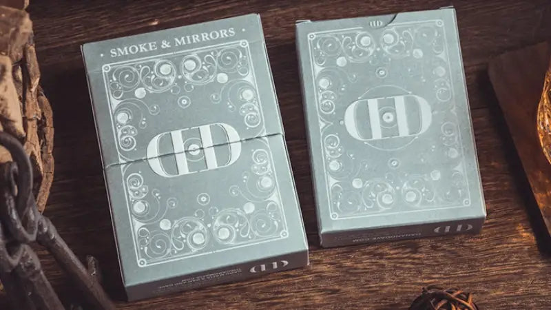 Smoke & Mirrors V8, Silver (Deluxe) Edition Playing Cards by Dan & Dave