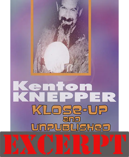 Sponge Balls Like Never Before - Video Download (Excerpt of Klose-Up And Unpublished by Kenton Knepper)