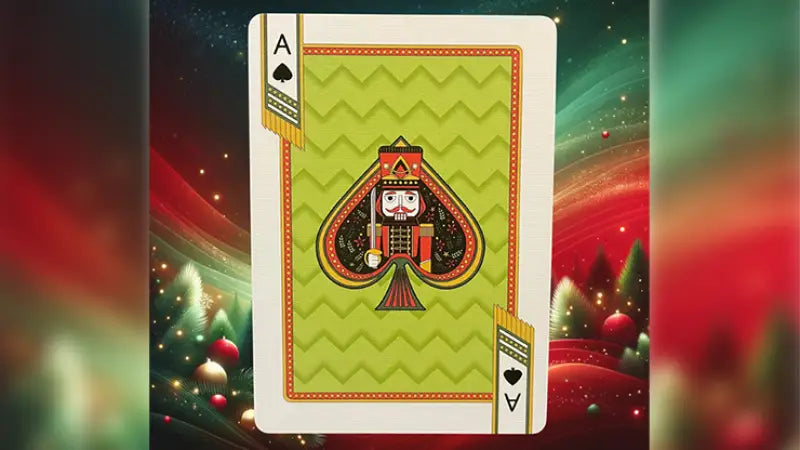 Stripper Bicycle Nutcracker (Green) Playing Cards