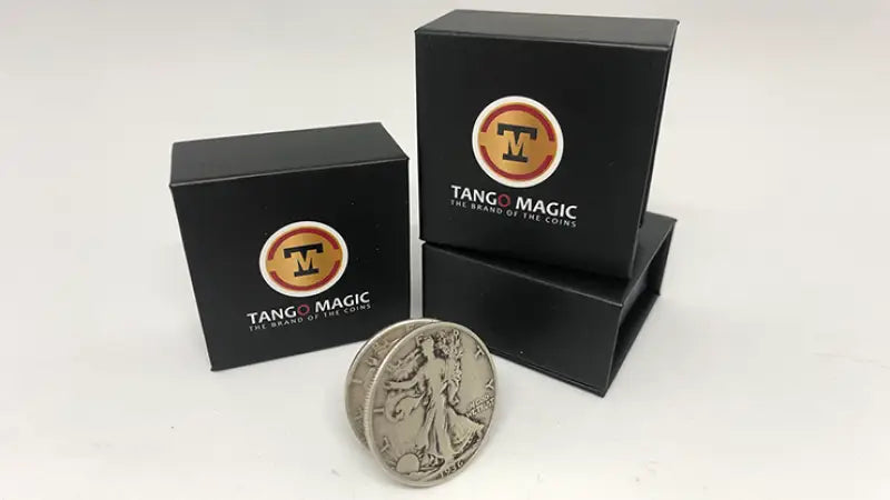 Tango Silver Line Expanded Shell Walking Liberty (w/DVD) (D0005) by Tango - Trick