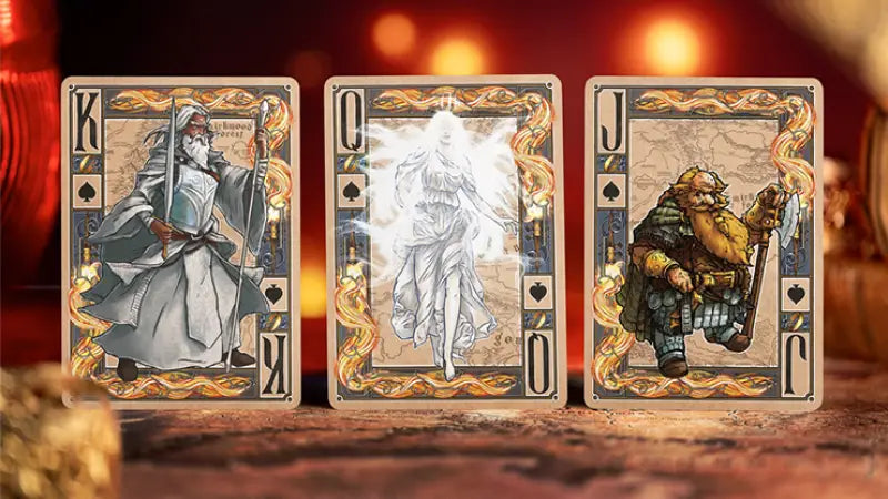 The Lord of the Rings - Two Towers Playing Cards (Gilded Edition) by Kings Wild