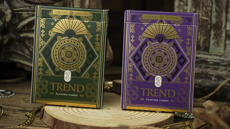 Trend (Purple) Playing Cards by TCC