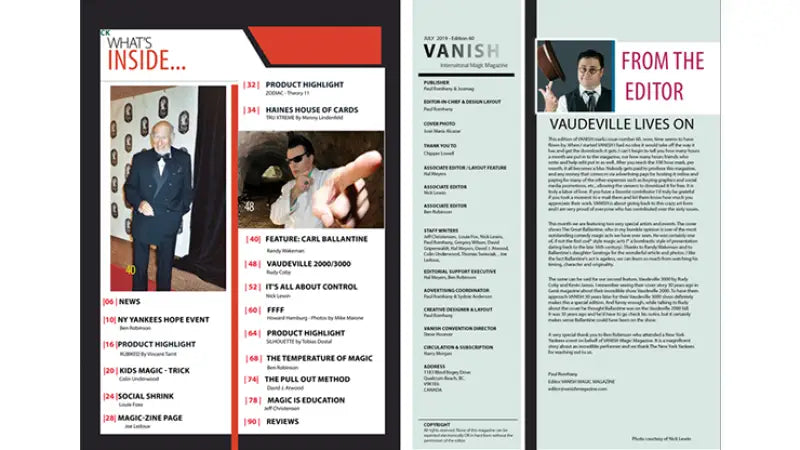 Vanish Magazine #60 - ebook