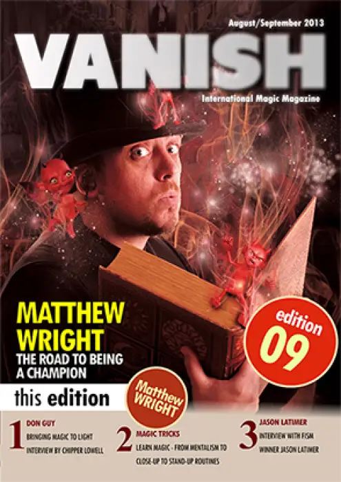 VANISH Magazine August/September 2013 - Matthew Wright - ebook