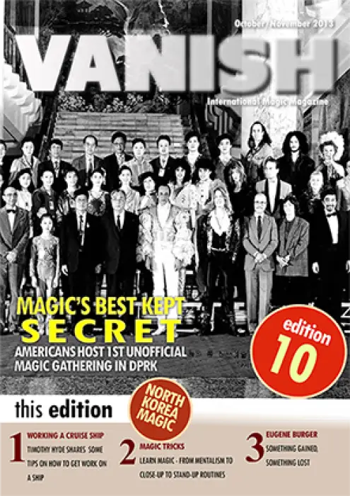 VANISH Magazine October/November 2013 - Hal Myers North Korea Visit - ebook