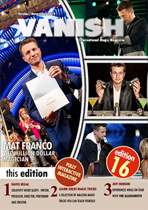 VANISH Magazine October/November 2014 - Mat Franco - ebook