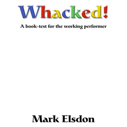 Whacked Book Test by Mark Elsdon - ebook