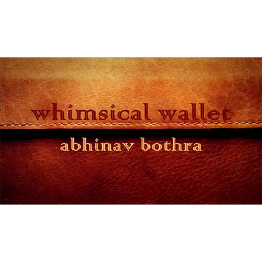 Whimsical Wallet by Abhinav Bothra - - Video Download